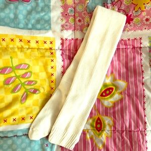 American Apparel thigh high socks.